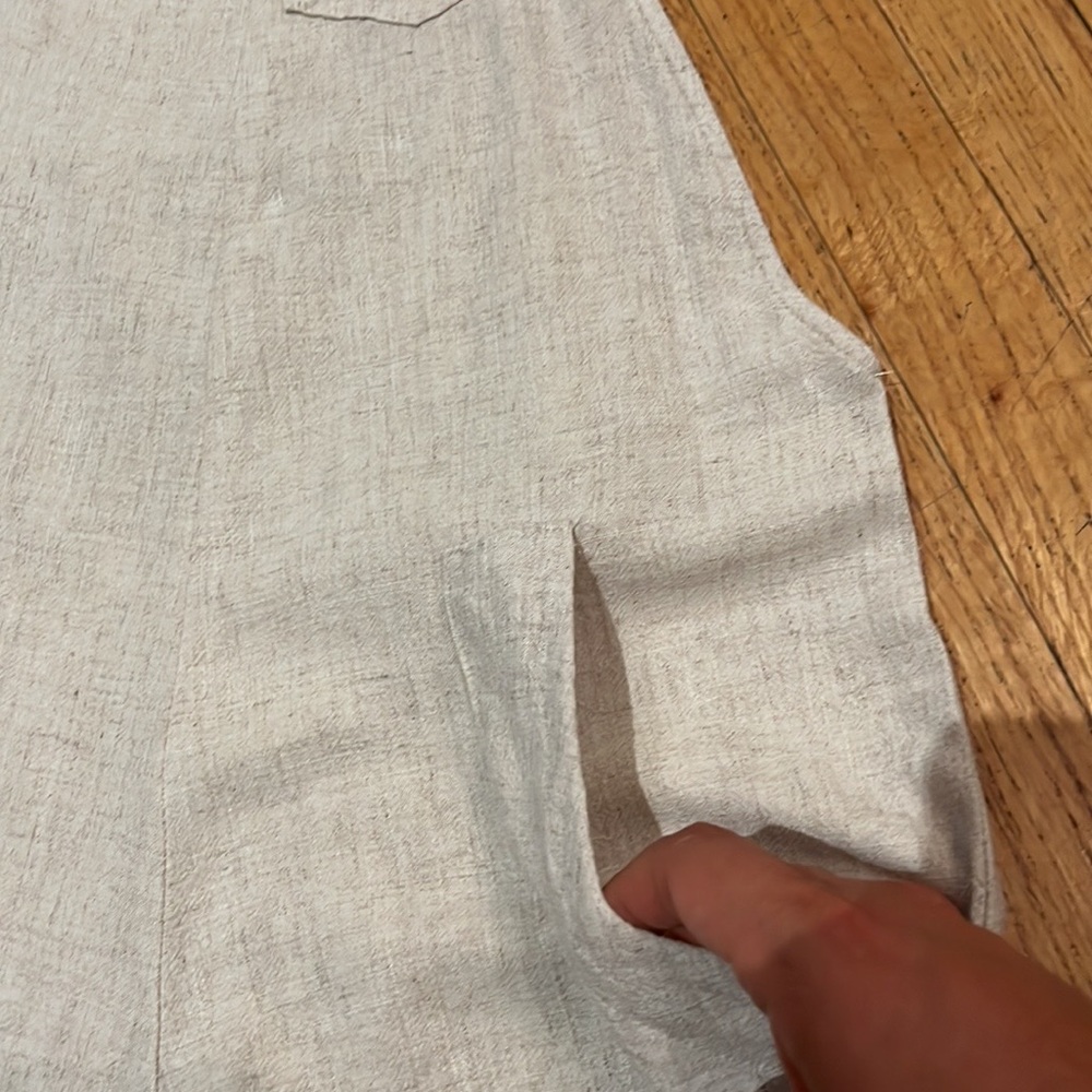 Stillwater Relax fit Linen Blend Some Beachy Overalls - Picture 8 of 17